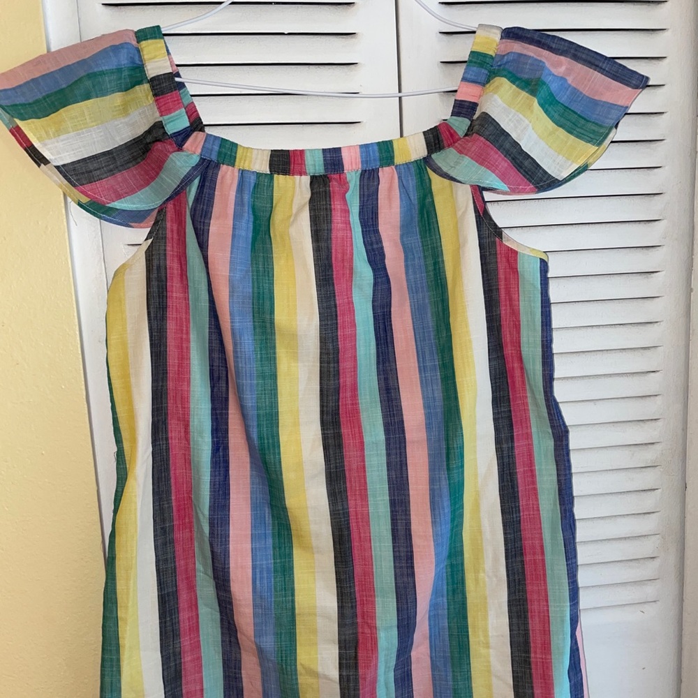 Striped J. Crew Shift Dress - Picture 7 of 7